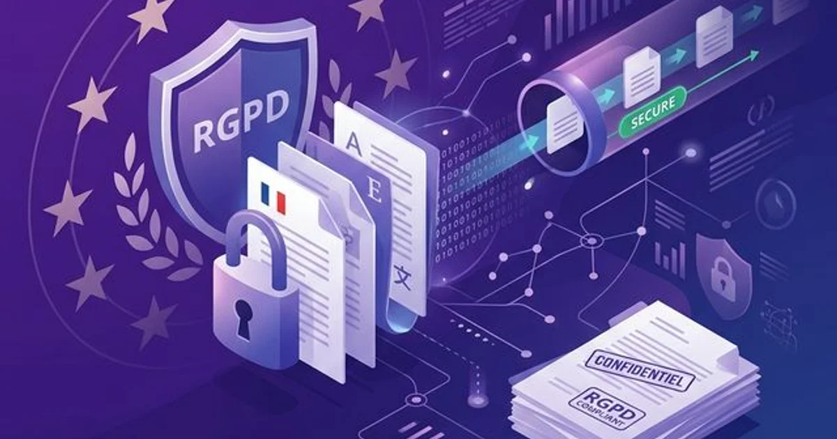 Traduction et RGPD : protéger vos documents confidentiels